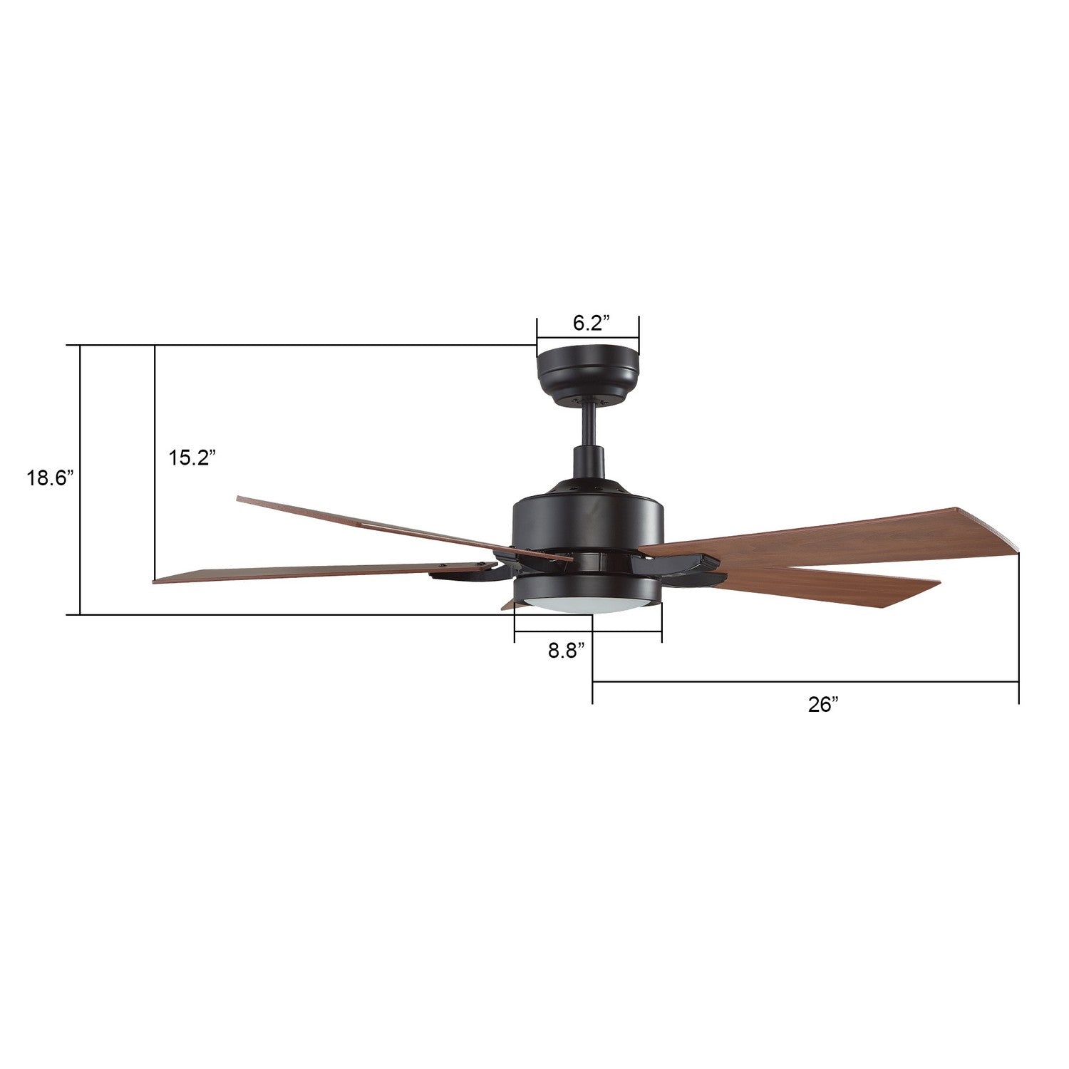 Carro - VS565E-L12-B3-1 - 56"Smart Ceiling Fan - Appleton - Black