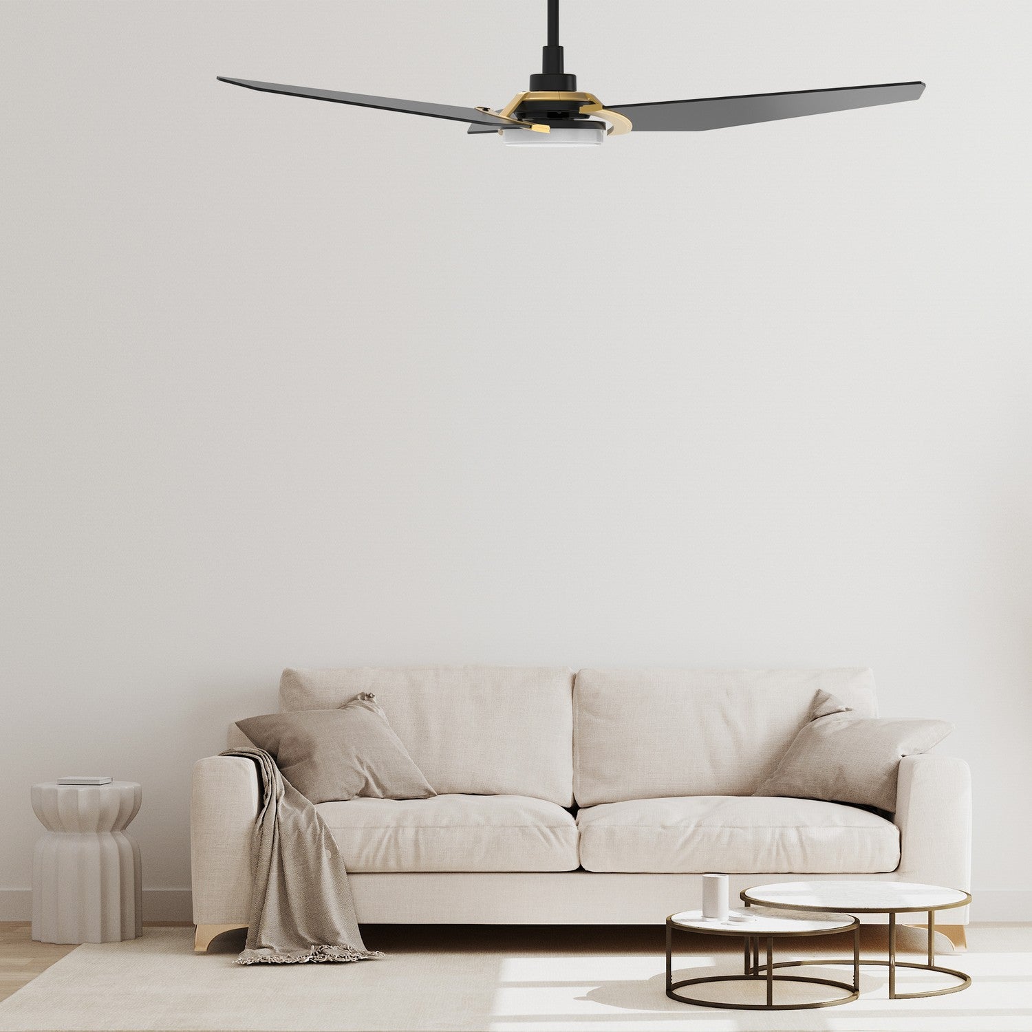 Carro - VS563B-L12-B2-1G - 56"Smart Ceiling Fan - Kaj - Black