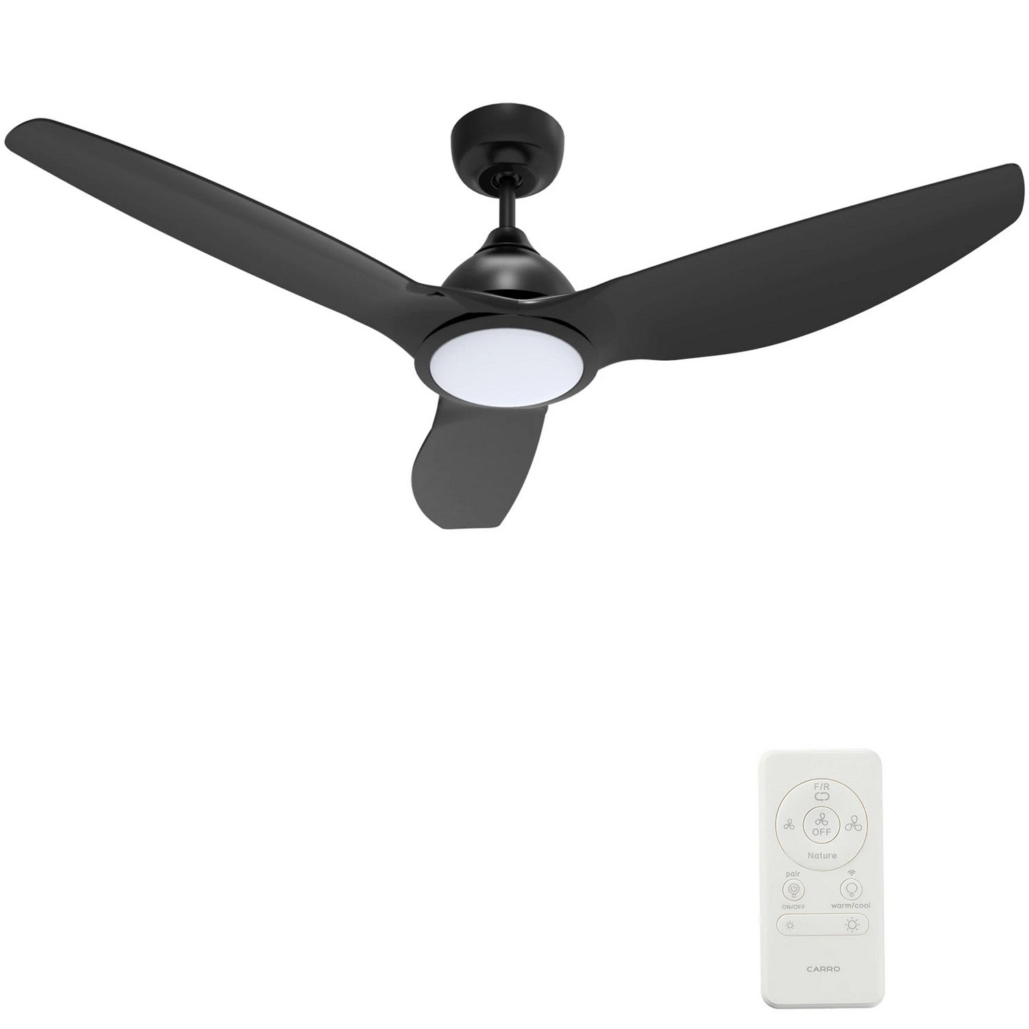 Carro - VS523K-L12-B2-1 - 52"Smart Ceiling Fan - Cranston - Black