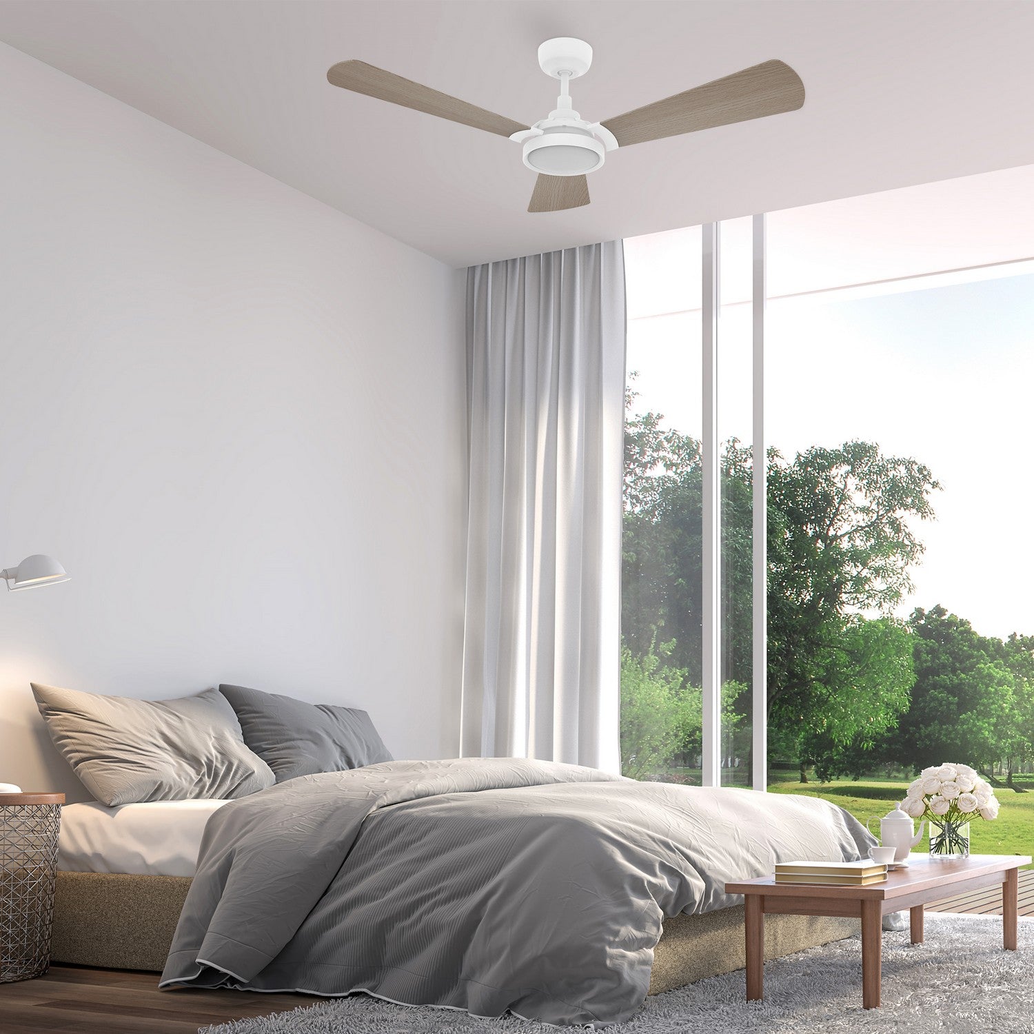 Carro - VS563B3-L22-W6-1 - 56"Smart Ceiling Fan - Brisa - White