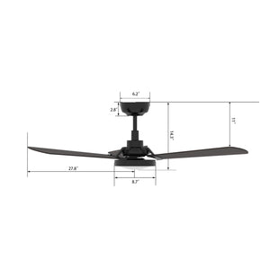 Carro - VS563B3-L22-B5-1 - 56"Smart Ceiling Fan - Brisa - Black