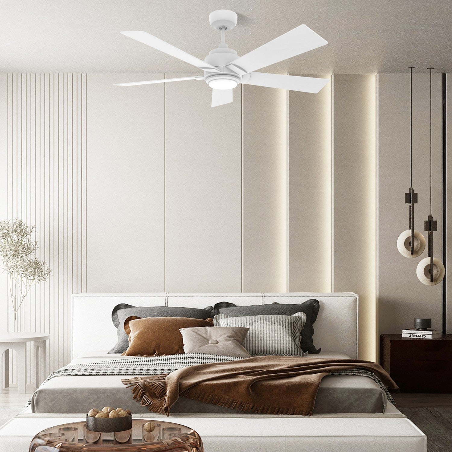 Carro - VS525J1-L11-W1-1 - 52"Smart Ceiling Fan - Ascender - White