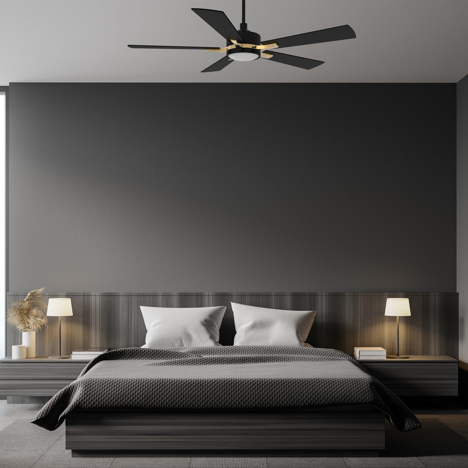 Carro - VS525E-L12-B2-1G - 52"Smart Ceiling Fan - Appleton - Black