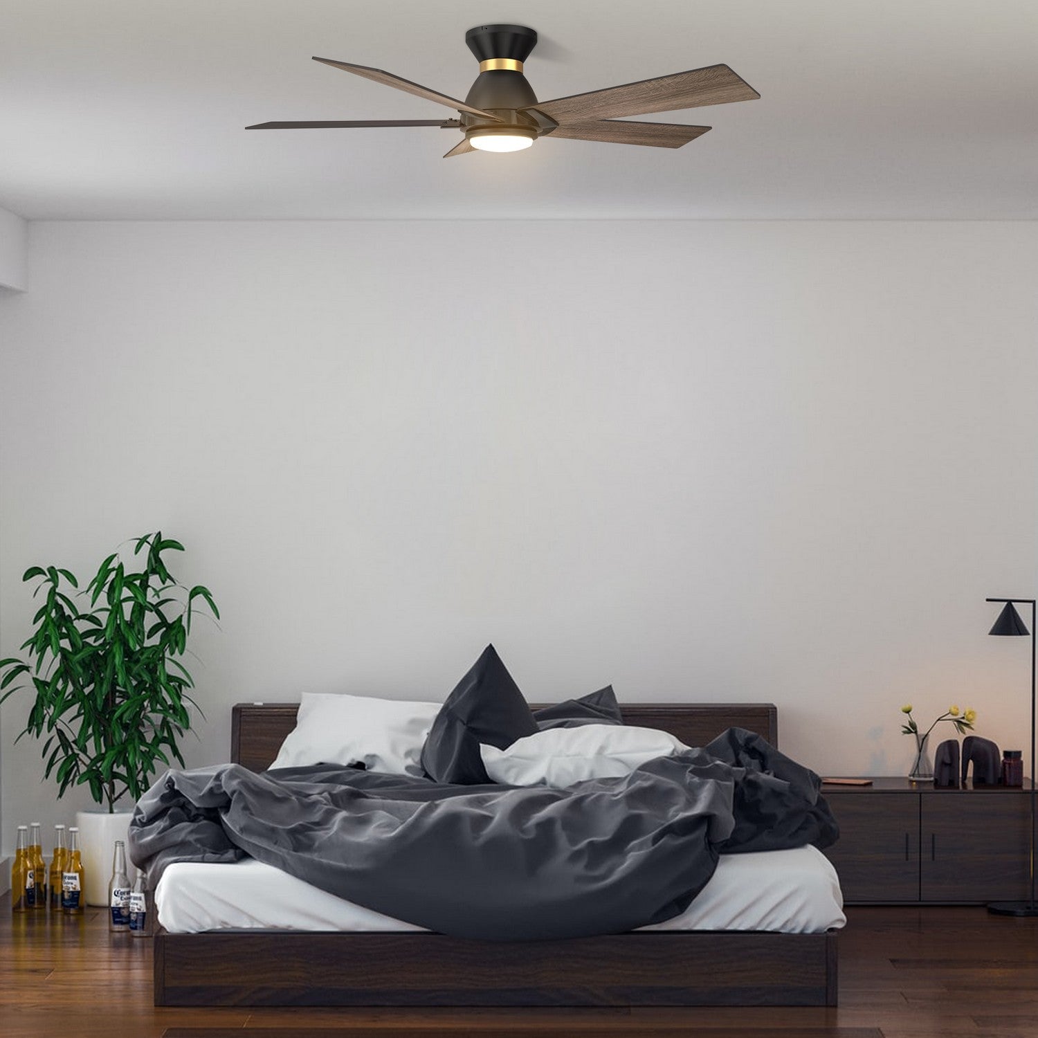 Carro - VS525J1-L11-BG-1-FMA - 52"Smart Ceiling Fan - Ascender - Black