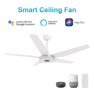 Carro - VS565S-L13-W1-1 - 56"Smart Ceiling Fan - Elira - White