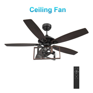 Carro - VC525D1-L61-BG-1 - 52"Ceiling Fan - Karson - Black