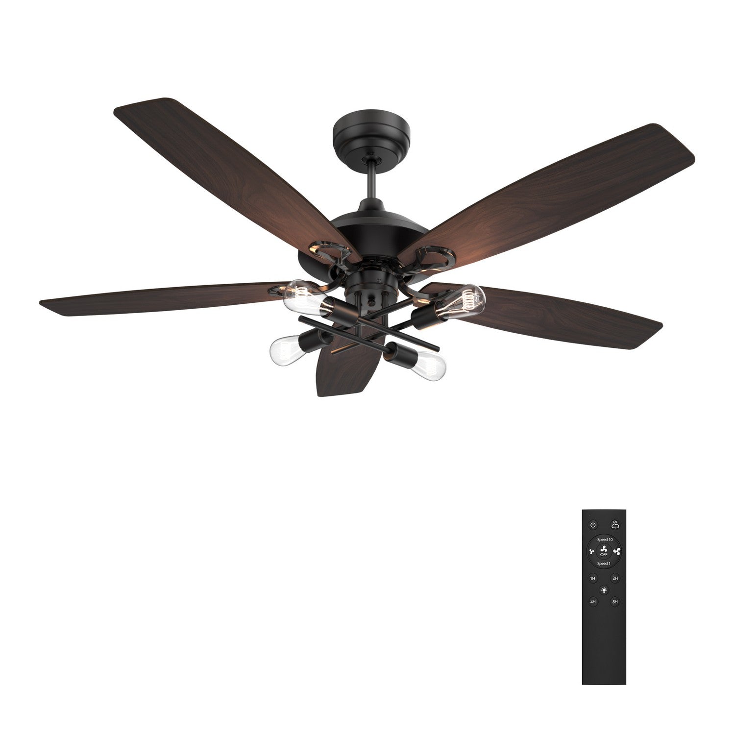 Carro - VC525D1-L72-BG-1 - 52"Ceiling Fan - Karson - Black