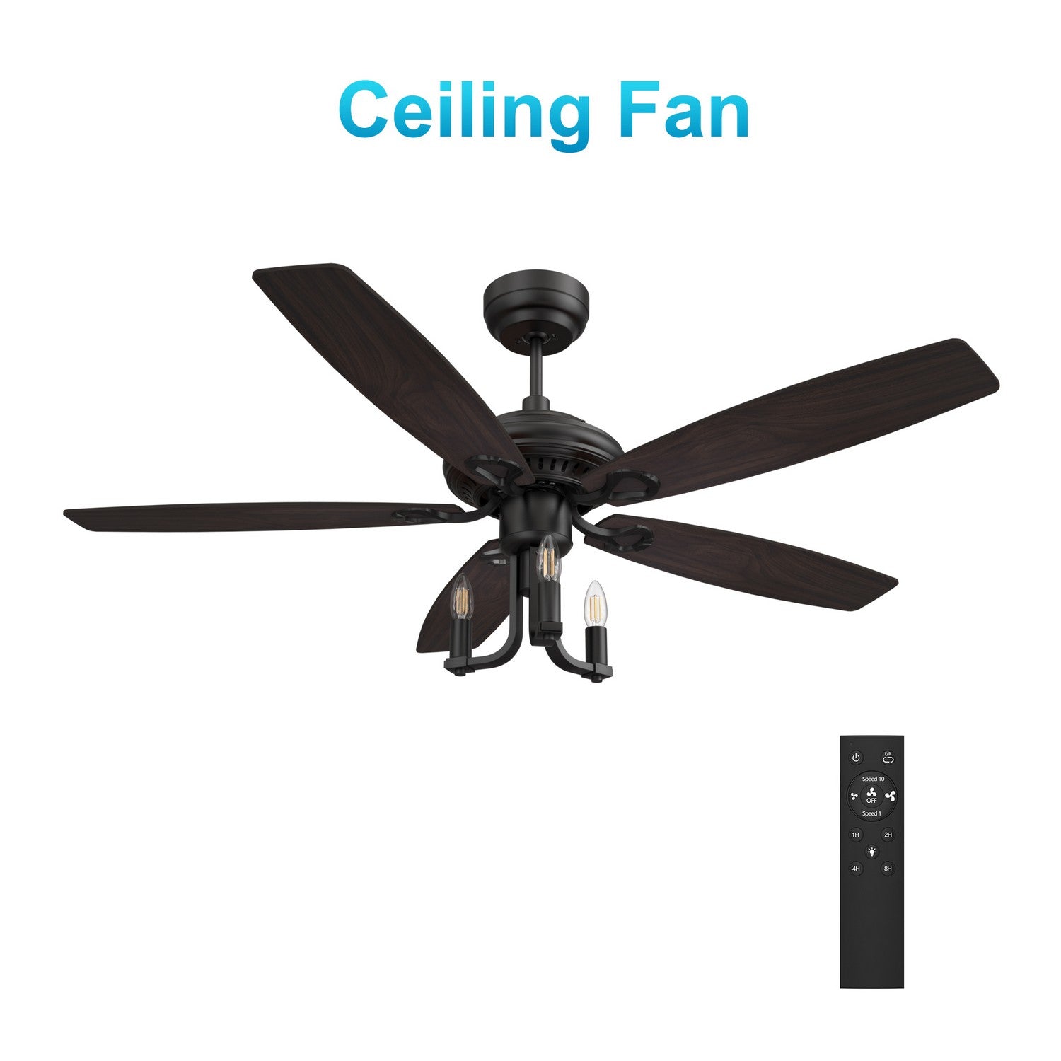 Carro - VC525D-L31-BF-1 - 52"Ceiling Fan - Huntley - Black