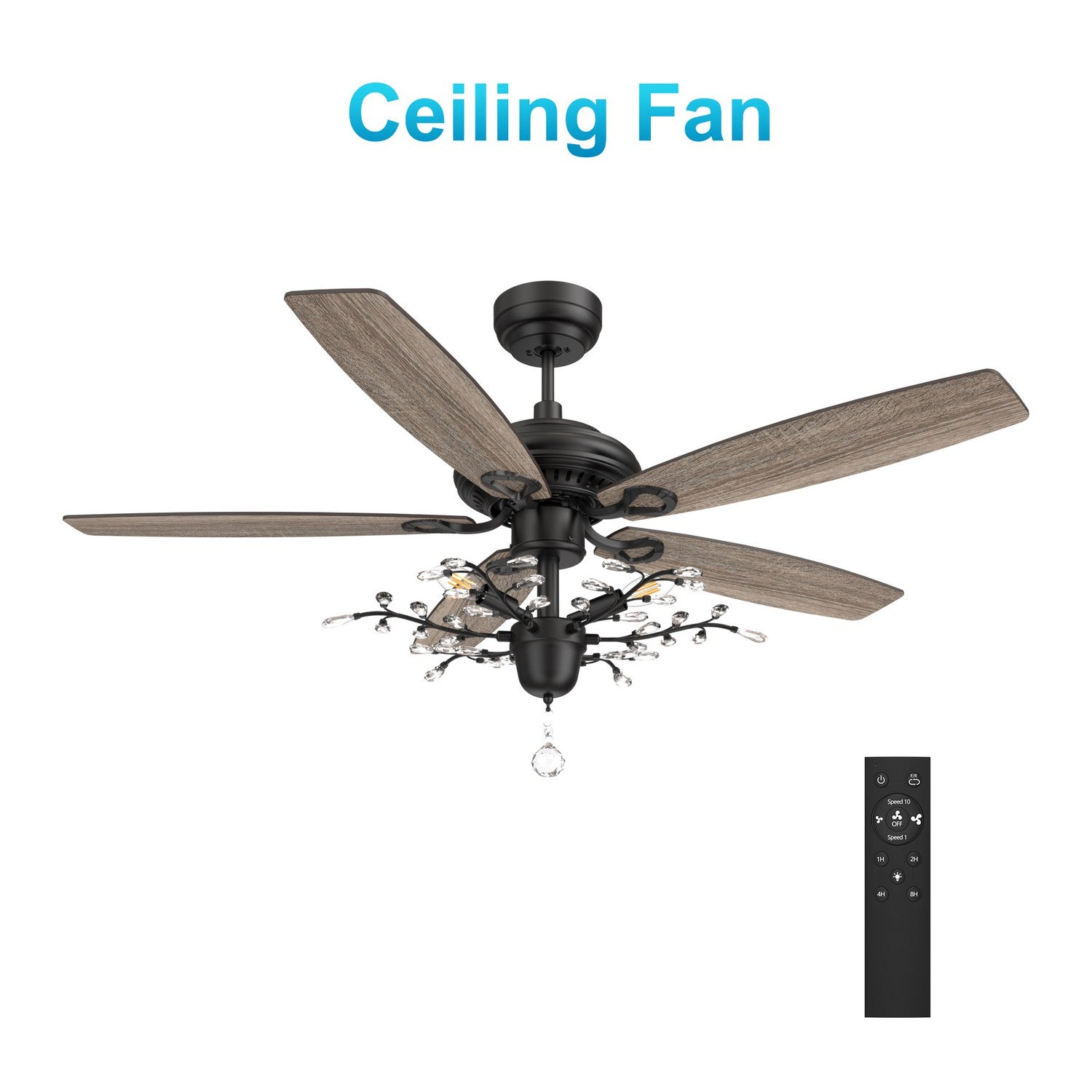 Carro - VC525D-L51-BG-1 - 52"Ceiling Fan - Huntley - Black