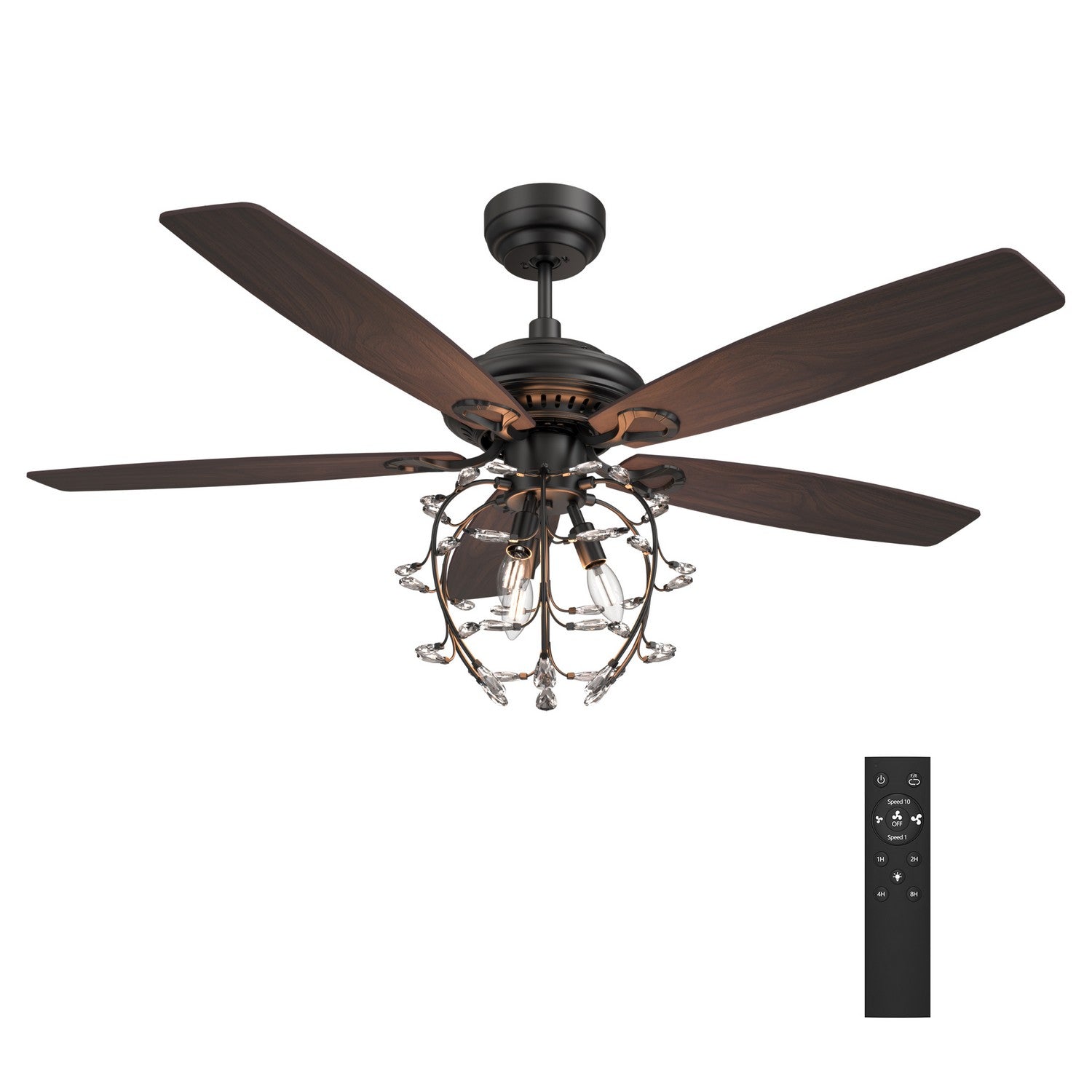 Carro - VC525D-L61-BG-1 - 52"Ceiling Fan - Huntley - Black