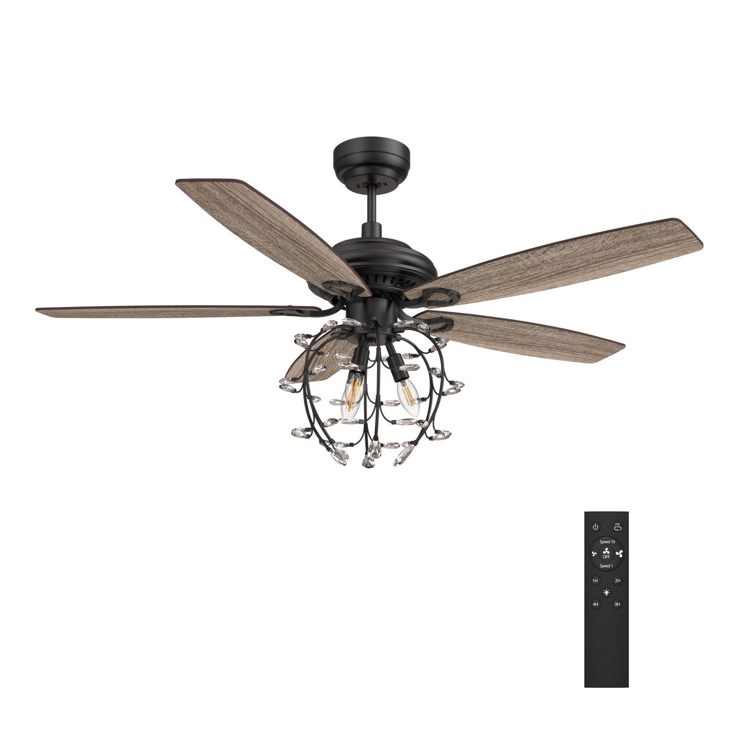 Carro - VC525D-L61-BG-1 - 52"Ceiling Fan - Huntley - Black