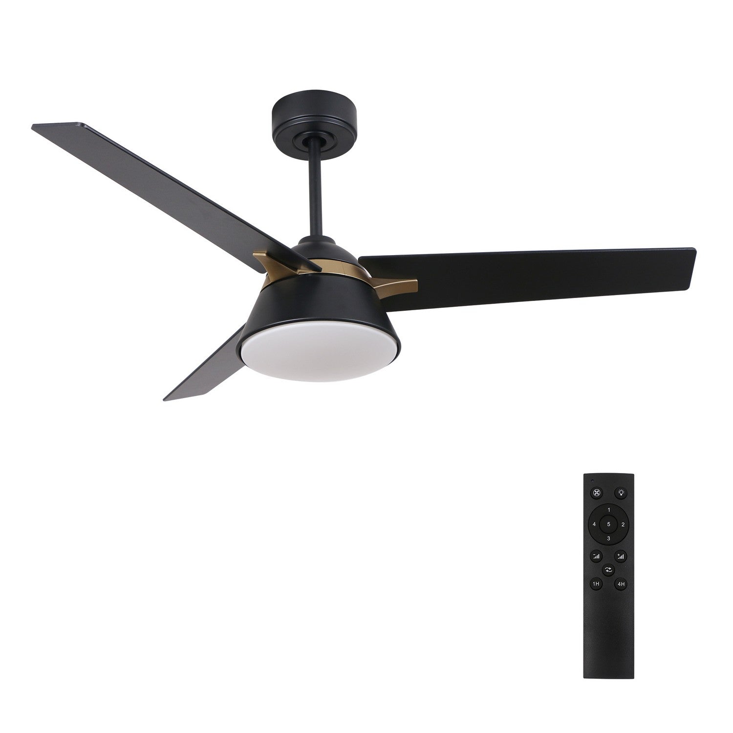 Carro - DC483A-L12-B2-1G - 48'' Ceiling Fan - Kenora - Black