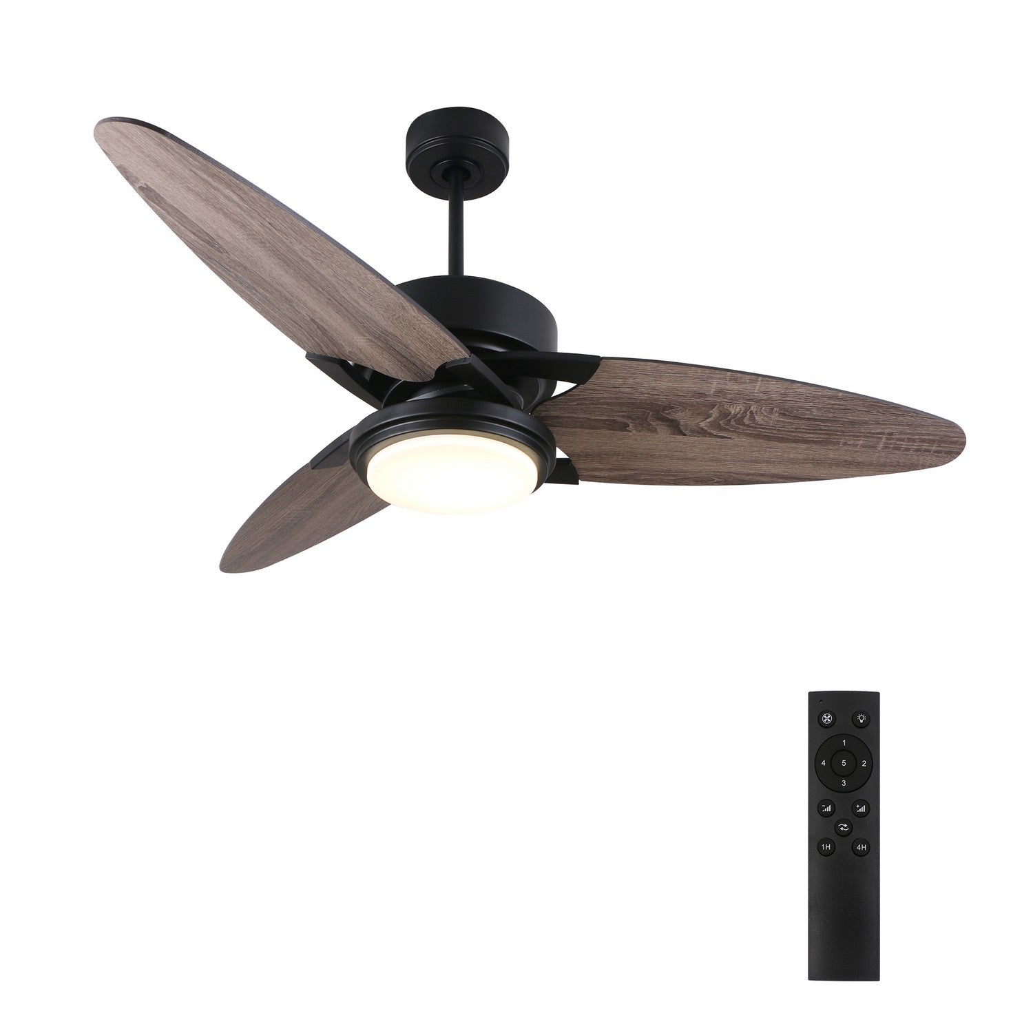 Carro - DC523B-L12-BS-1 - 52"Ceiling Fan - Maddox - Black