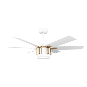 Carro - DC526C-L12-W1-1G - 52"Ceiling Fan - Jaxx - White