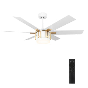 Carro - DC526C-L12-W1-1G - 52"Ceiling Fan - Jaxx - White