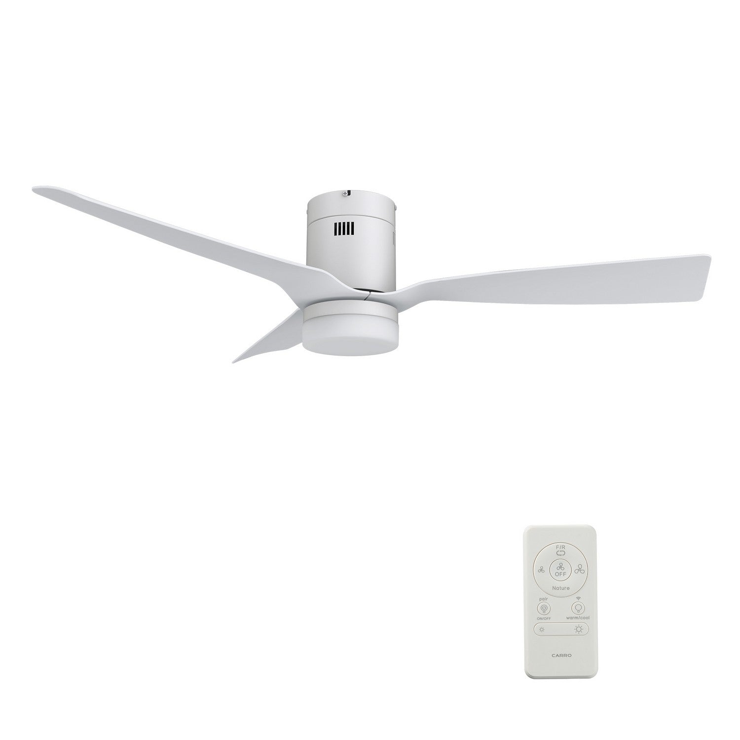 Carro - VS483P-L12-W1-1-FM - 48"Smart Ceiling Fan - Spezia - White