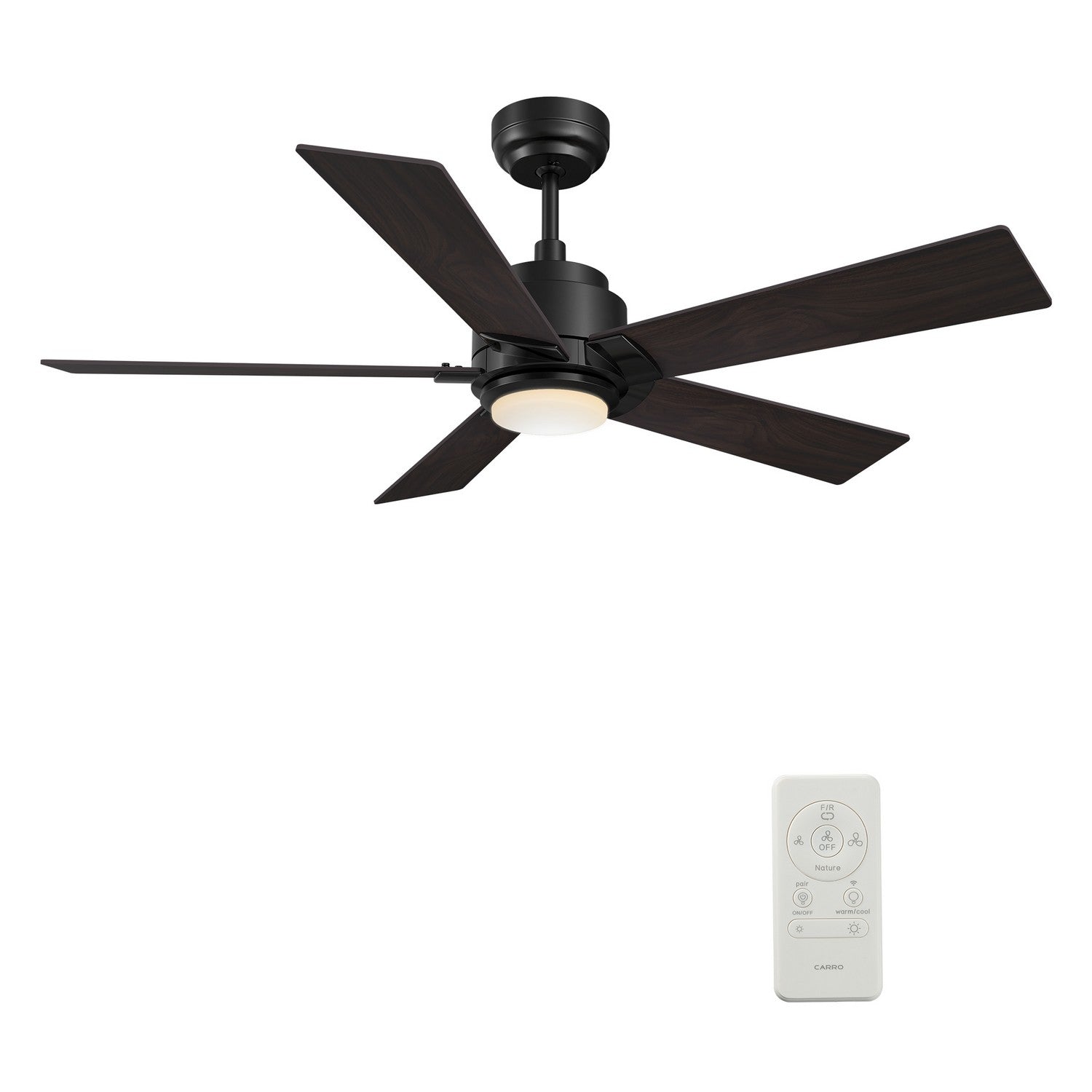 Carro - VS485J1-L11-BG-1 - 48"Smart Ceiling Fan - Ascender - Black