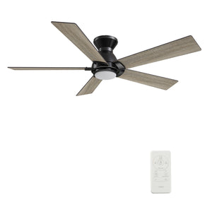 Carro - VS485J1-L11-BG-1-FM - 48"Smart Ceiling Fan - Ascender - Black