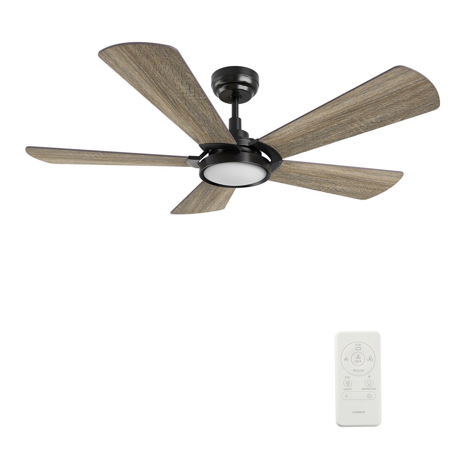 Carro - VS525B3-L22-BS-1 - 52"Smart Ceiling Fan - Winston - Black