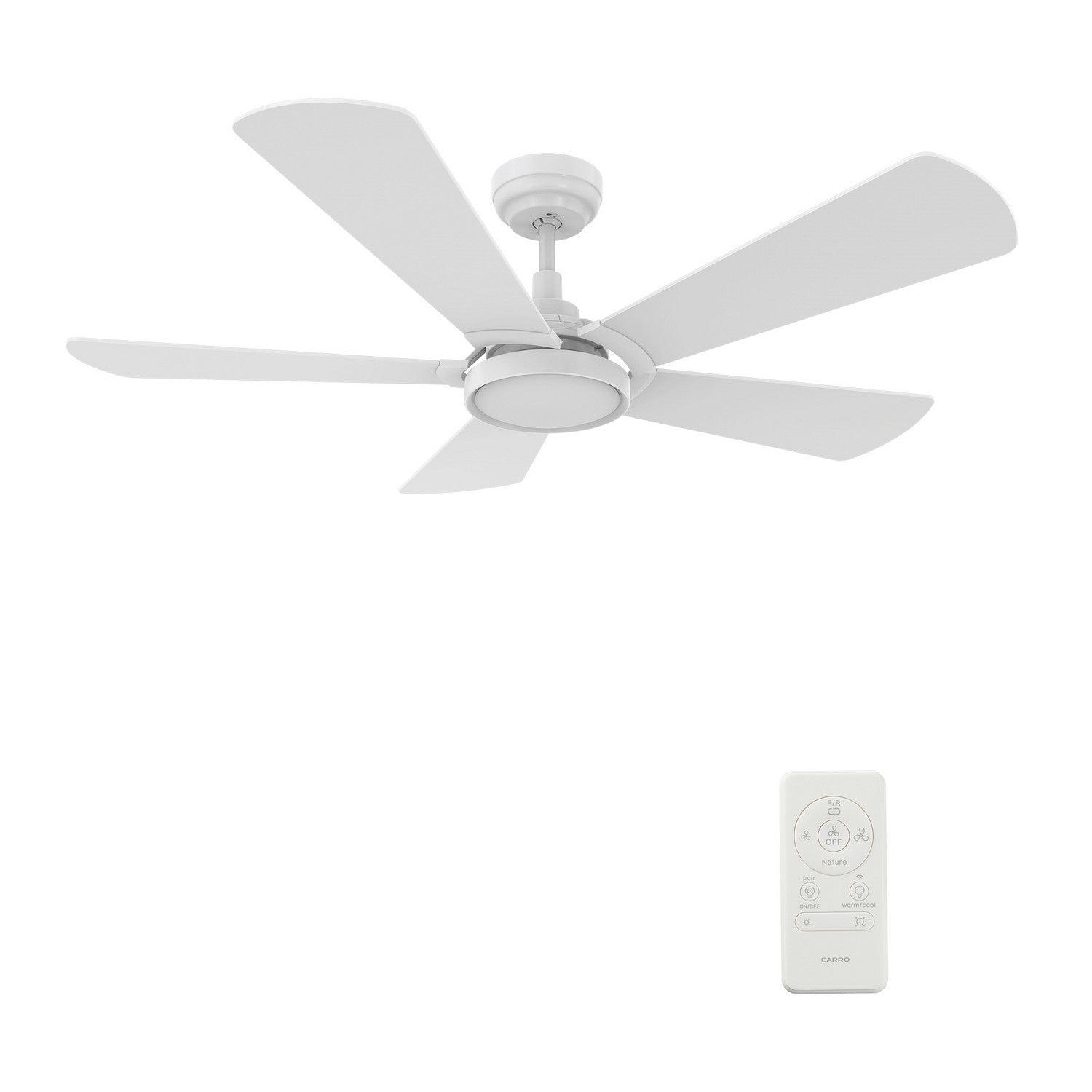 Carro - VS525B3-L22-W1-1 - 52"Smart Ceiling Fan - Winston - White