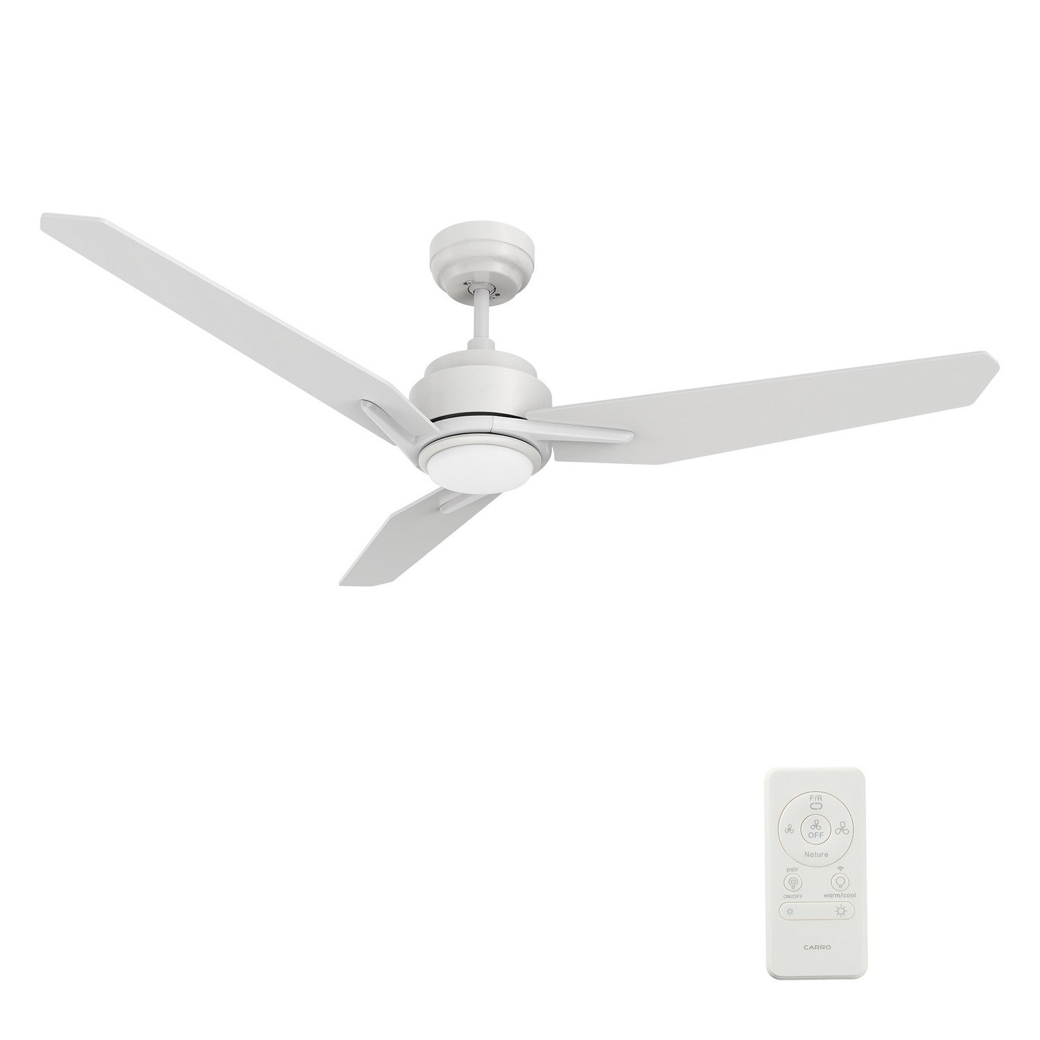 Carro - VS563J3-L11-W1-1 - 56"Smart Ceiling Fan - Tracer - White