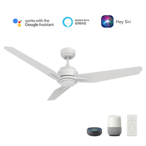 Carro - VS563J3-L11-W1-1 - 56"Smart Ceiling Fan - Tracer - White