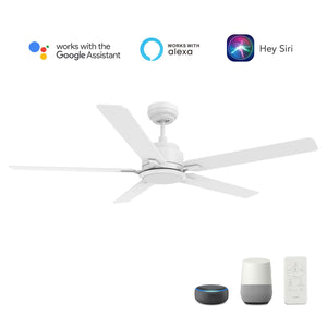 Carro - VS565J-L12-W1-1 - 56"Smart Ceiling Fan - Espear - White