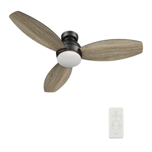 Carro - VS483Q6-L12-BG-1-FM - 48"Smart Ceiling Fan - Hobart - Black