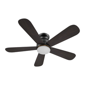 Carro - VS485Q-L12-BG-1-FM - 48"Smart Ceiling Fan - Dubois - Black