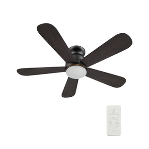 Carro - VS485Q-L12-BG-1-FM - 48"Smart Ceiling Fan - Dubois - Black