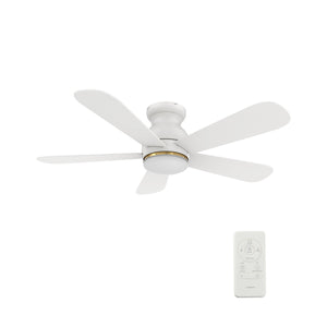 Carro - VS485Q-L12-W1-1-FM - 48"Smart Ceiling Fan - Dubois - White