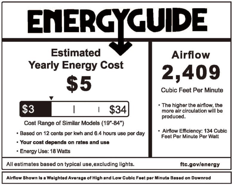 Carro - VS523Q7-L12-B2-1-FM - 52"Smart Ceiling Fan - York - Black