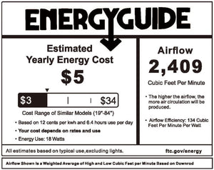 Carro - VS523Q7-L12-W1-1-FMA - 52"Smart Ceiling Fan - York - White