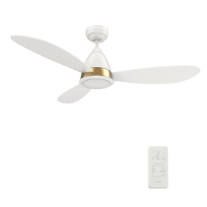 Carro - VS523Q7-L12-W1-1A - 52"Smart Ceiling Fan - York - White