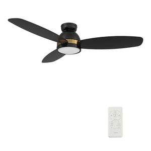 Carro - VS523Q5-L12-B2-1-FM - 52"Smart Ceiling Fan - Fremont - Black