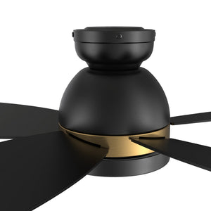 Carro - VS485Q5-L12-B2-1-FM - 48"Smart Ceiling Fan - Granville - Black