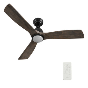 Carro - VS483N3-L11-BM3-1 - 48"Smart Ceiling Fan - Riley - Black