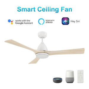 Carro - VS523A2-L12-WM1-1 - 52"Smart Ceiling Fan - Perry - White