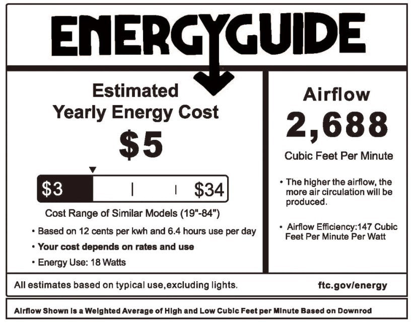 Carro - VS523A2-L12-WM1-1 - 52"Smart Ceiling Fan - Perry - White