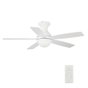 Carro - VS525Q2-L12-W1-1 - 52"Smart Ceiling Fan - Twister - White