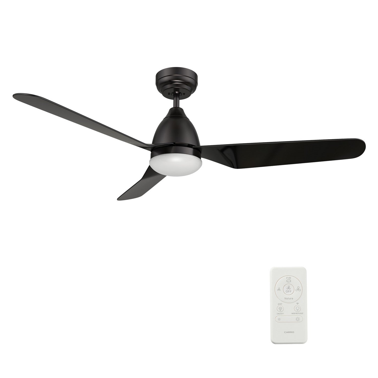 Carro - VS523N1-L12-B2-1 - 52"Smart Ceiling Fan - Toulon - Black