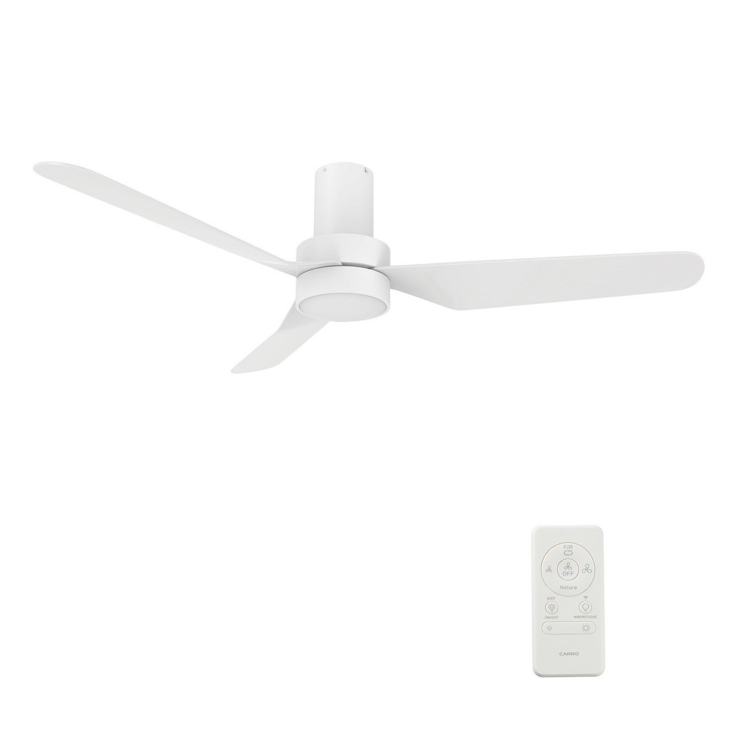 Carro - VS523N1-L11-W1-1-FM - 52"Smart Ceiling Fan - Madrid - White