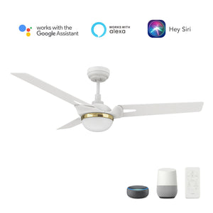 Carro - VS523A3-L12-W1-1A - 52"Smart Ceiling Fan - Bedford - White