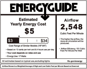 Carro - VS483Q6-L12-W1-1A - 48"Smart Ceiling Fan - Hobart - White