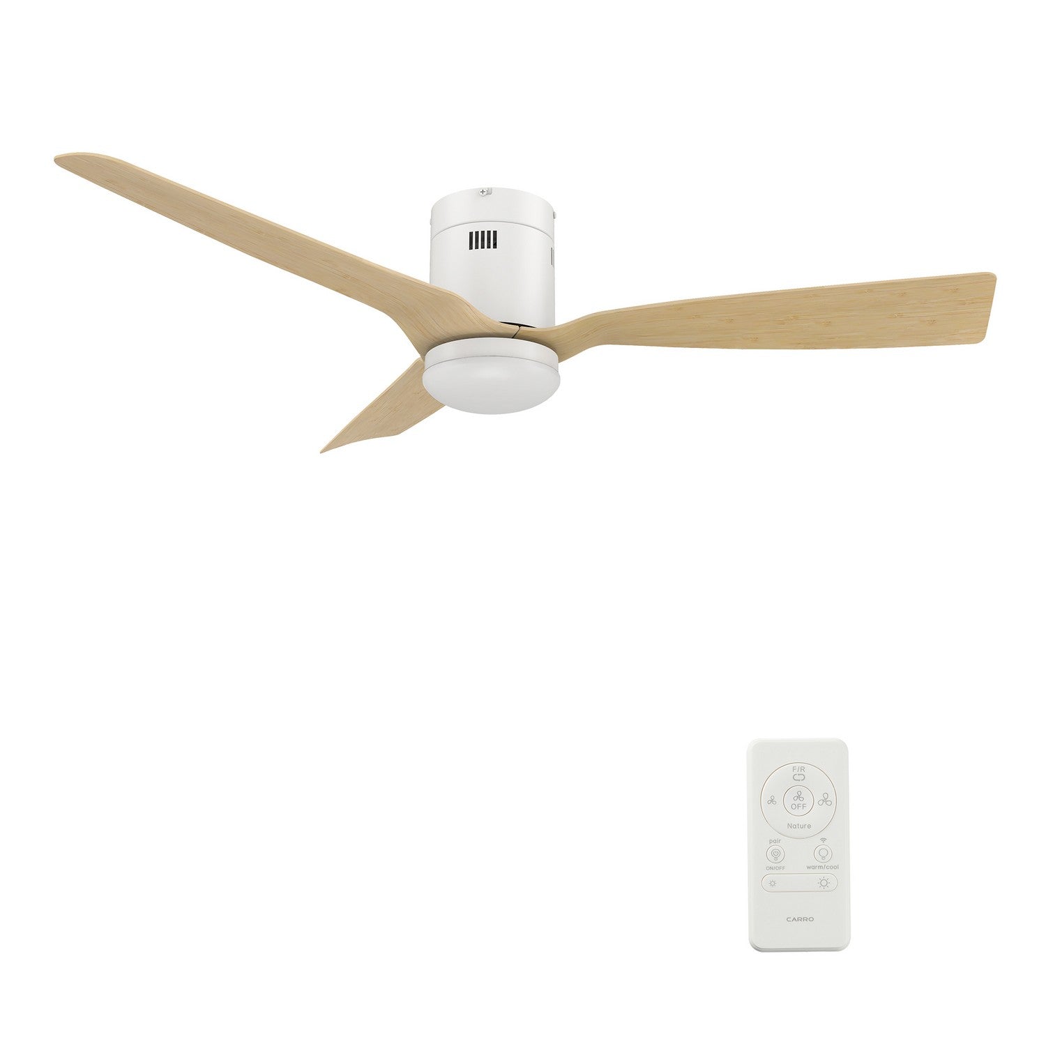 Carro - VS523P-L22-WQ-1-FM - 52"Smart Ceiling Fan - Spezia - White