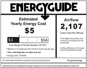 Carro - VS483J3-L11-W1-1 - 48"Smart Ceiling Fan - Tracer - White