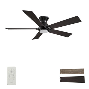 Carro - VS525J1-L11-BG-1-FM - 52"Smart Ceiling Fan - Ascender - Black