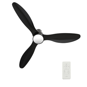 Carro - VS523N4-L11-B2-1-FM - 52"Smart Ceiling Fan - Aurora - Black