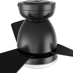 Carro - VS443N5-L12-B2-1-FM - 44"Smart Ceiling Fan - Kensee - Black