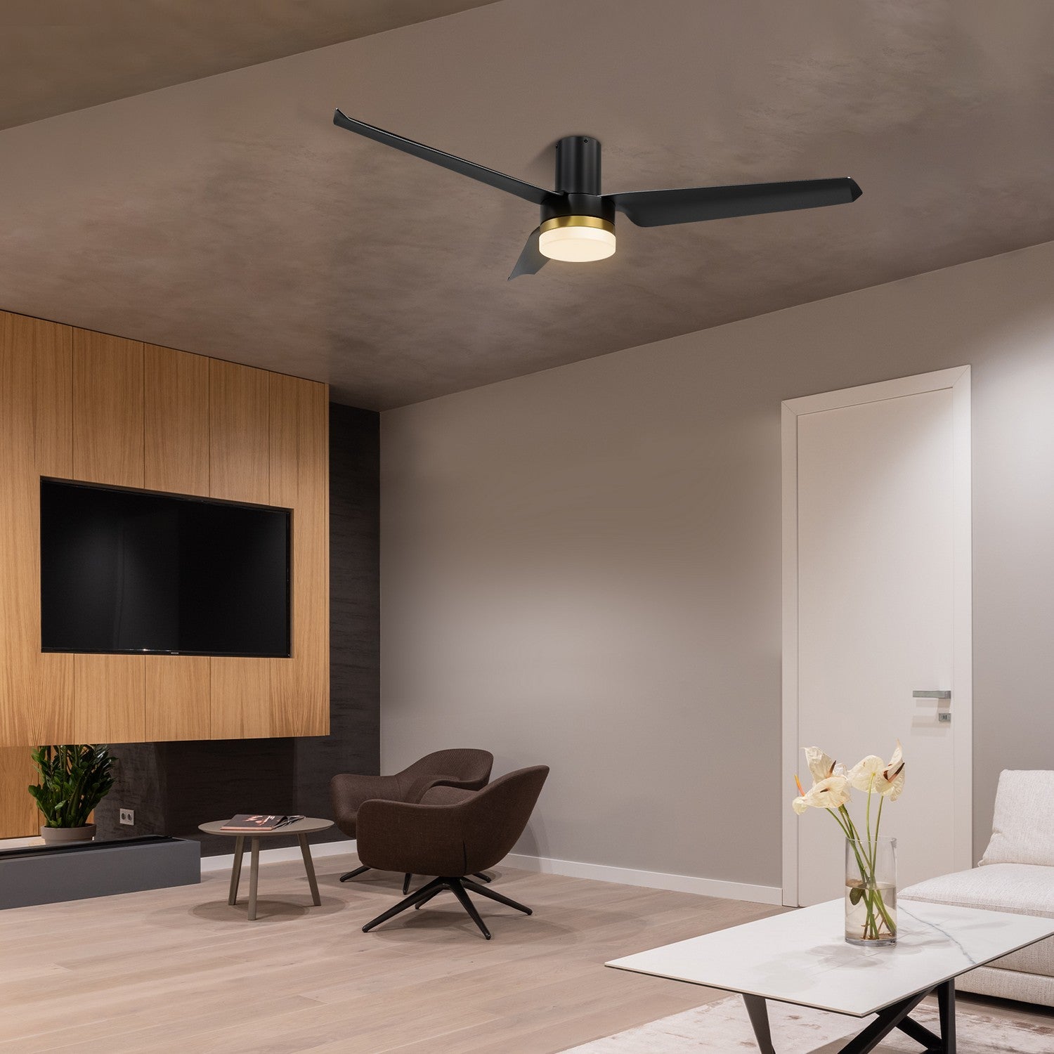 Carro - VS523N-L12-B2-1-FM - 52"Smart Ceiling Fan - Boise - Black